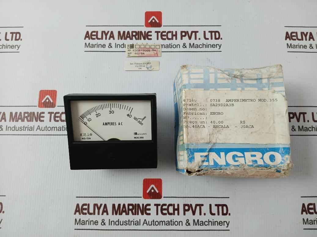 Instrumentos Eletricos Engro 355 Dc Amperemeter 0-40A