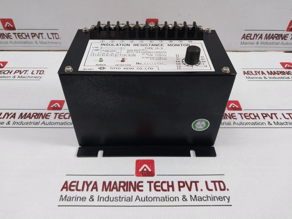 Insulation Resistance Monitor Ac200-230V/50-60Hz Toyo Keiki Is-3