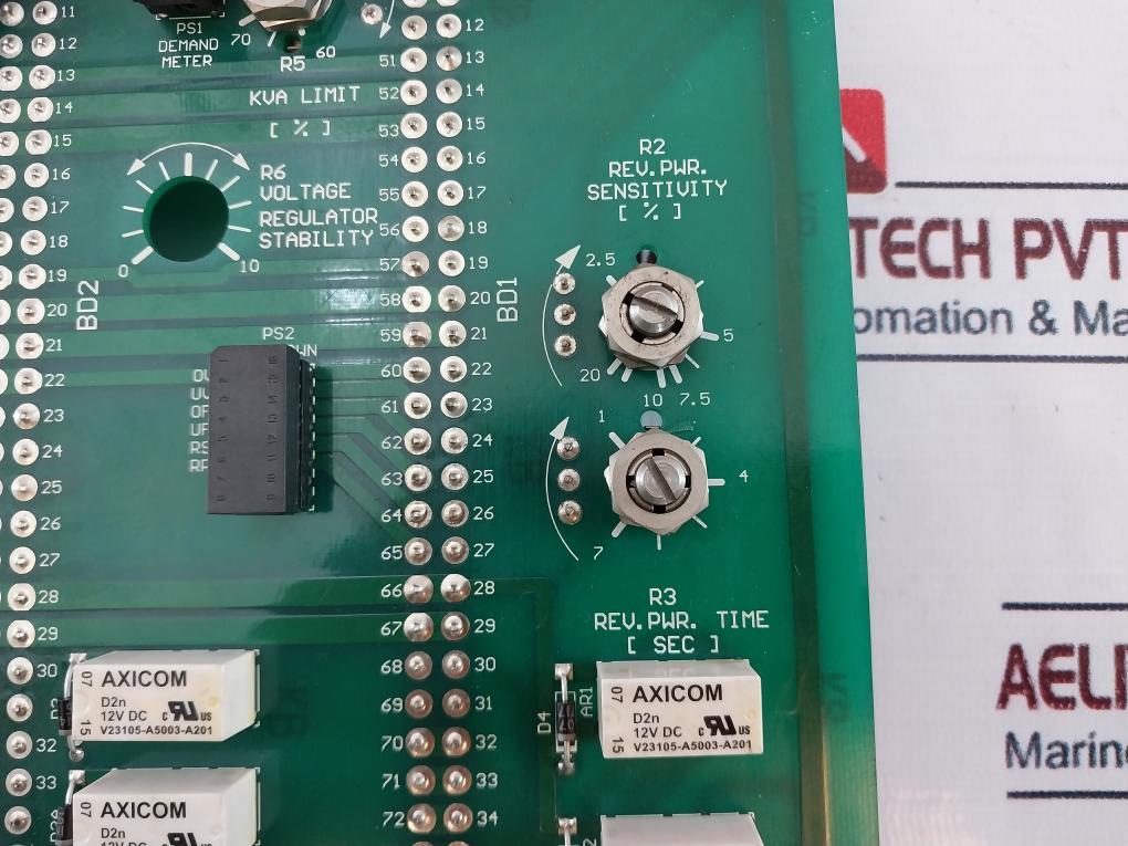 Integrated Power System 016-002500 Ac Generator Control Motherboard