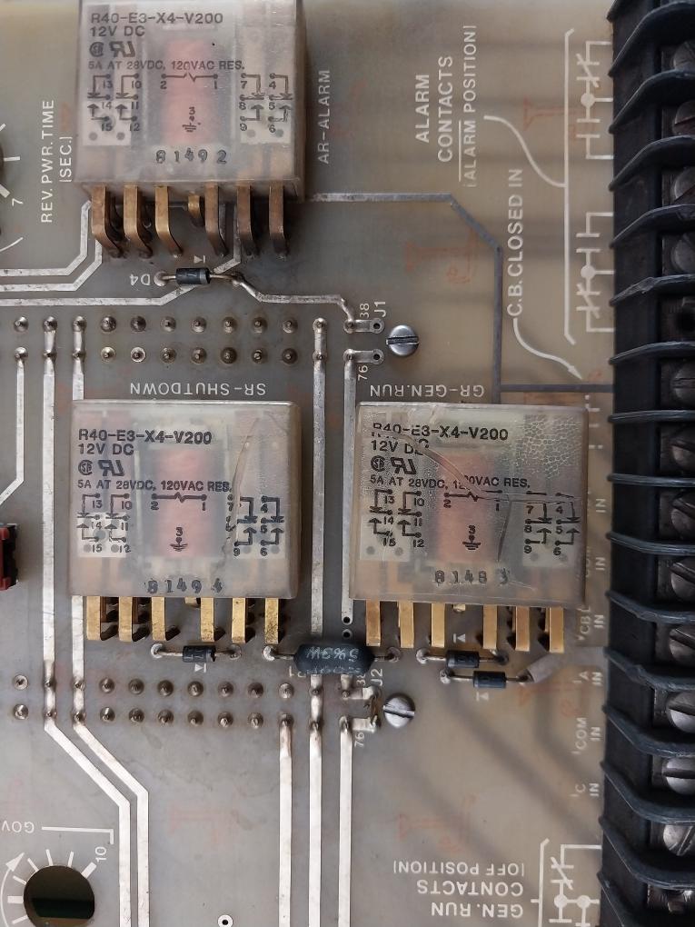 Integrated Power Systems Generator Control Rack Module 1981