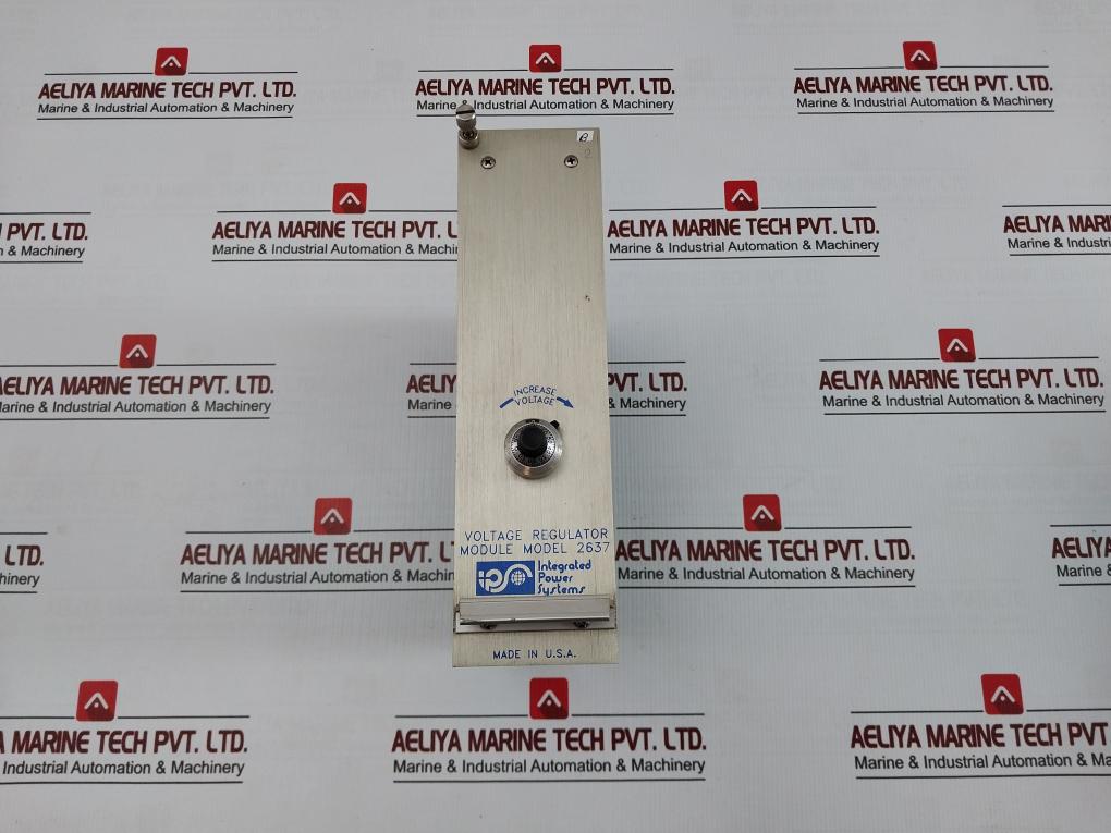 Integrated Power Systems Generator Control Rack Module 1981