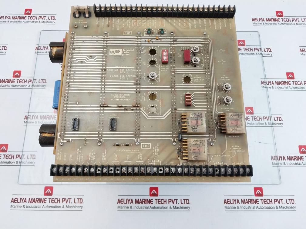 Integrated Power Systems Generator Control Rack Module 1981