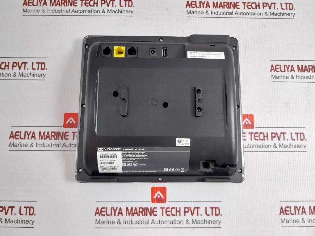Ip Phone With Expansion Module Rev-p02 Audiocodes C455Hd