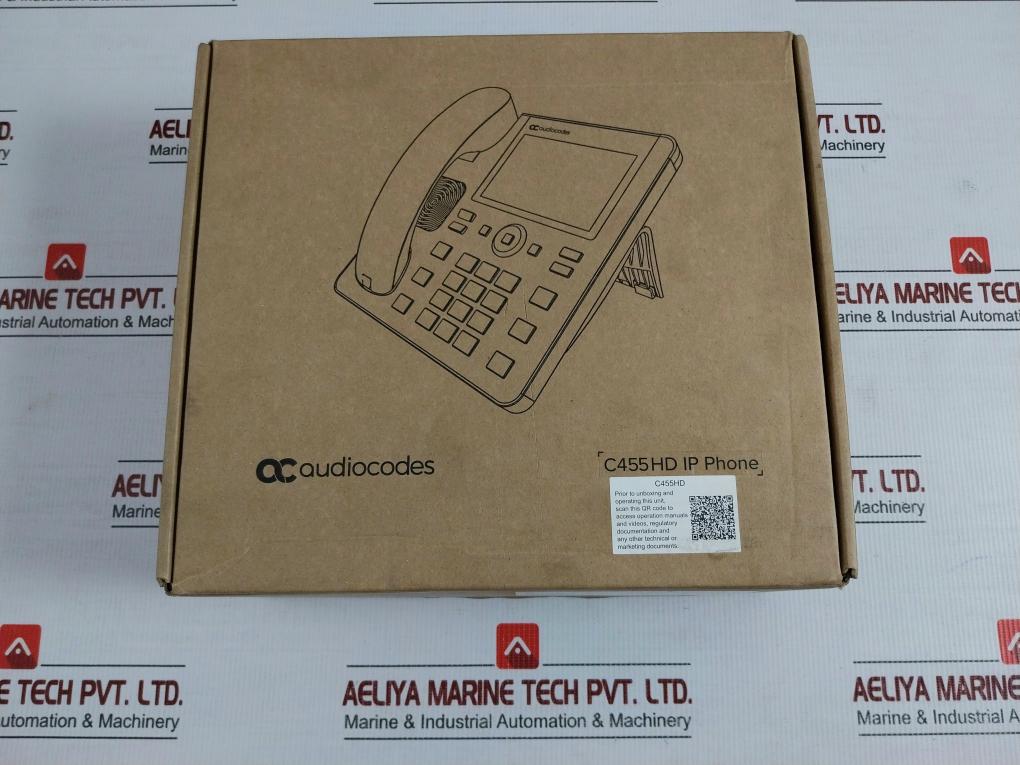 Ip Phone With Expansion Module Rev-p02 Audiocodes C455Hd