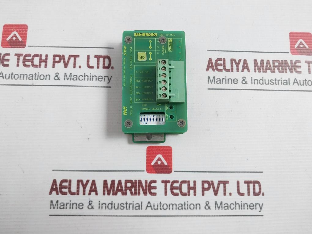 Iph Mas 2600/2P Transducer Amplifier 4-20 Ma