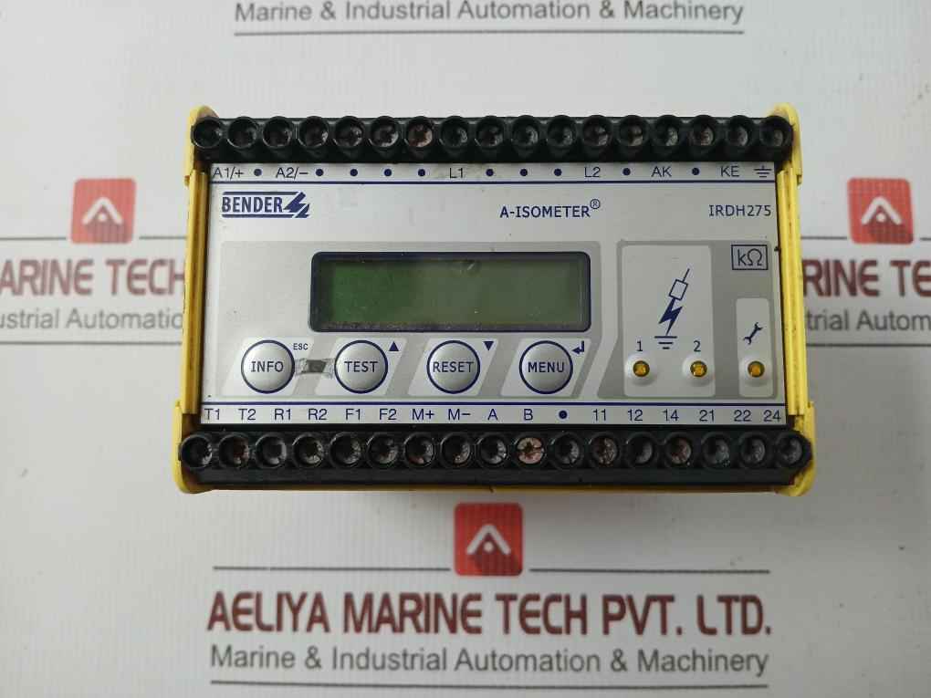 Irdh275-435 A-isometer Insulation Monitoring Device 1K-10M Ohm Brand Bender