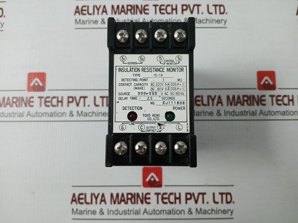 Is-1A Insulation Resistance Monitor Toyo Keiki Toyo Keiki