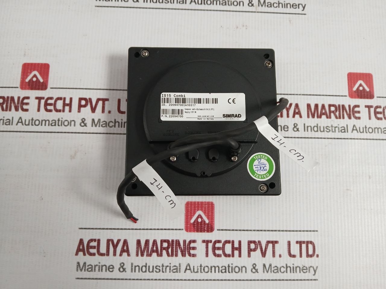 Is15 Simrad 14-cm Combi Marine Instrument Display Unit 12V Dc