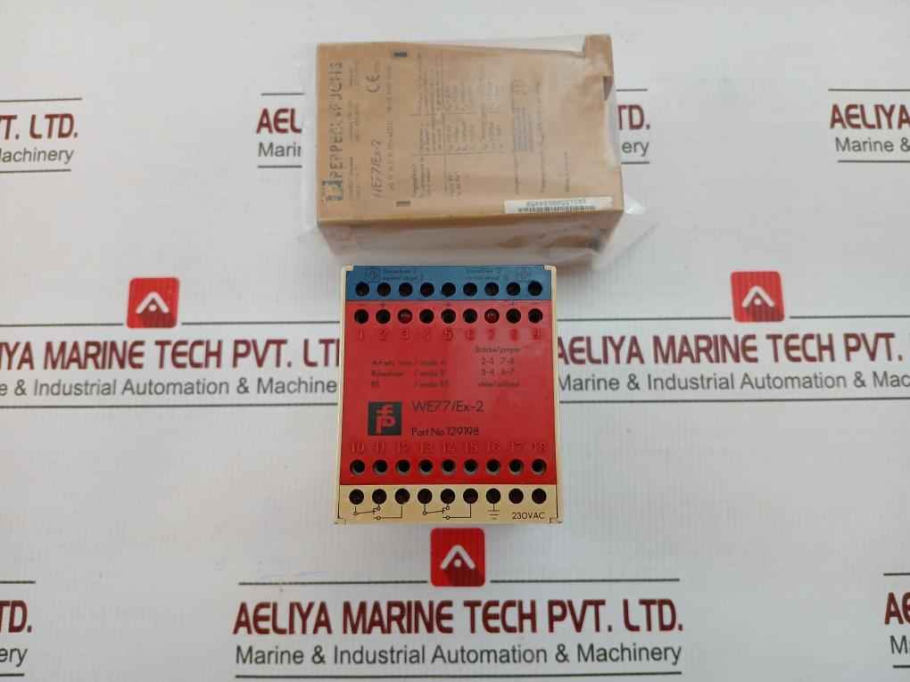 Isolated Switch Amplifier We77/Ex-2 129198 Pepperl+Fuchs 230 Vac 45–60 Hz