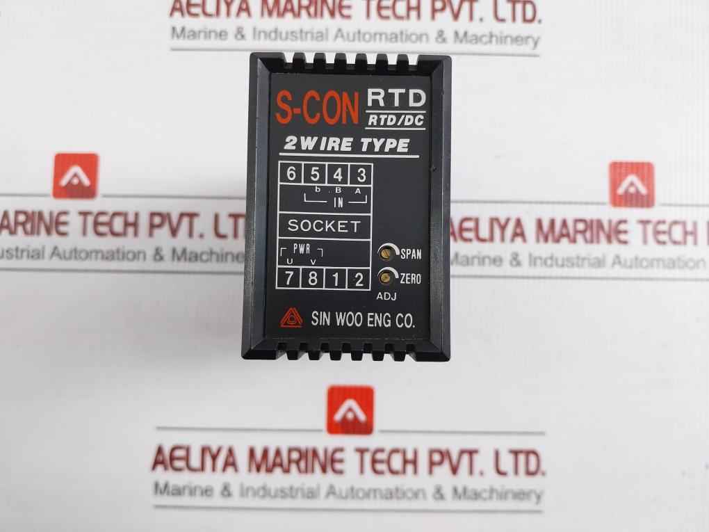 Isolated Temperature Signal Converter 24V Sin Woo Rtd-a3-x