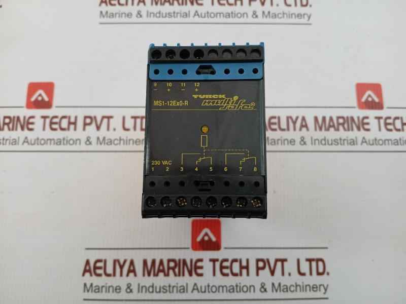 Isolating Switching Amplifier 190-250Vac Turck Ms1-12Ex0-r