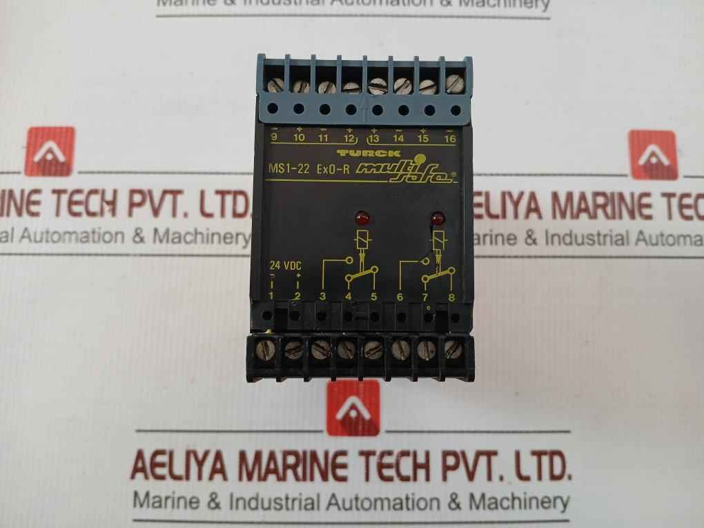 Isolating Switching Amplifier Ms1-22 Ex0-r Turck 24Vdc