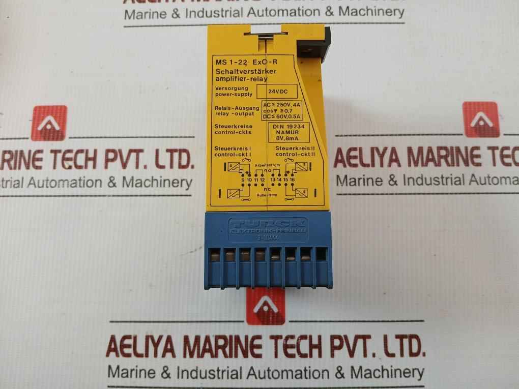 Isolating Switching Amplifier Ms1-22 Ex0-r Turck 24Vdc