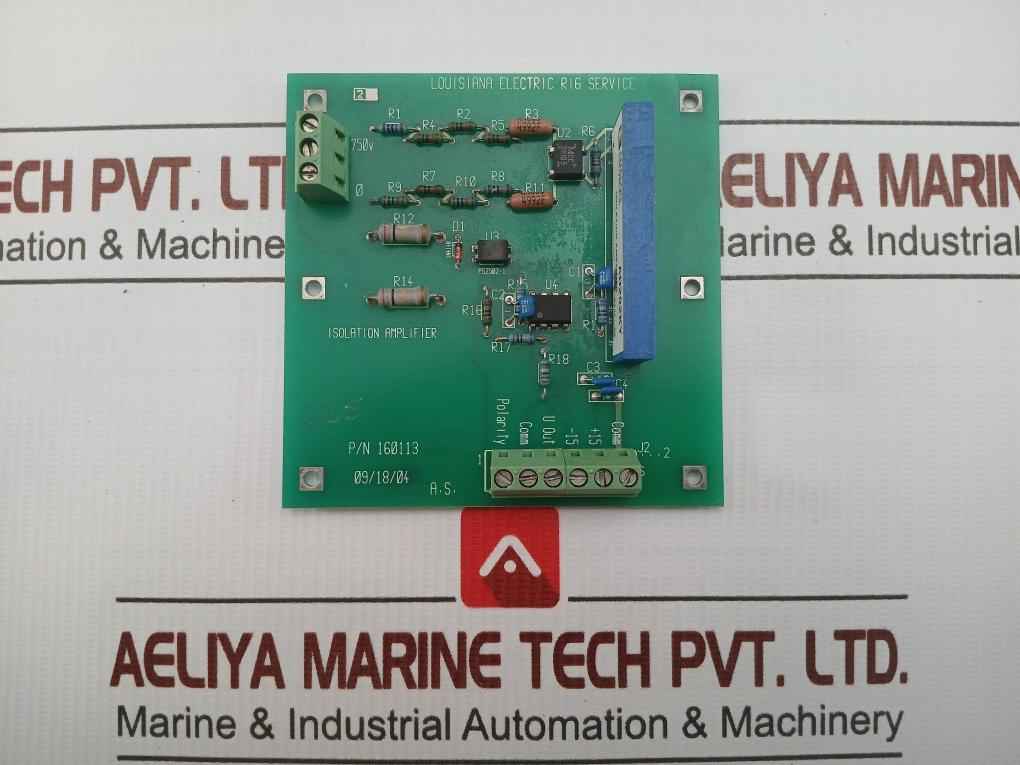Isolation Amplifier Pcb Module 160113 Louisiana Electric Rig Service