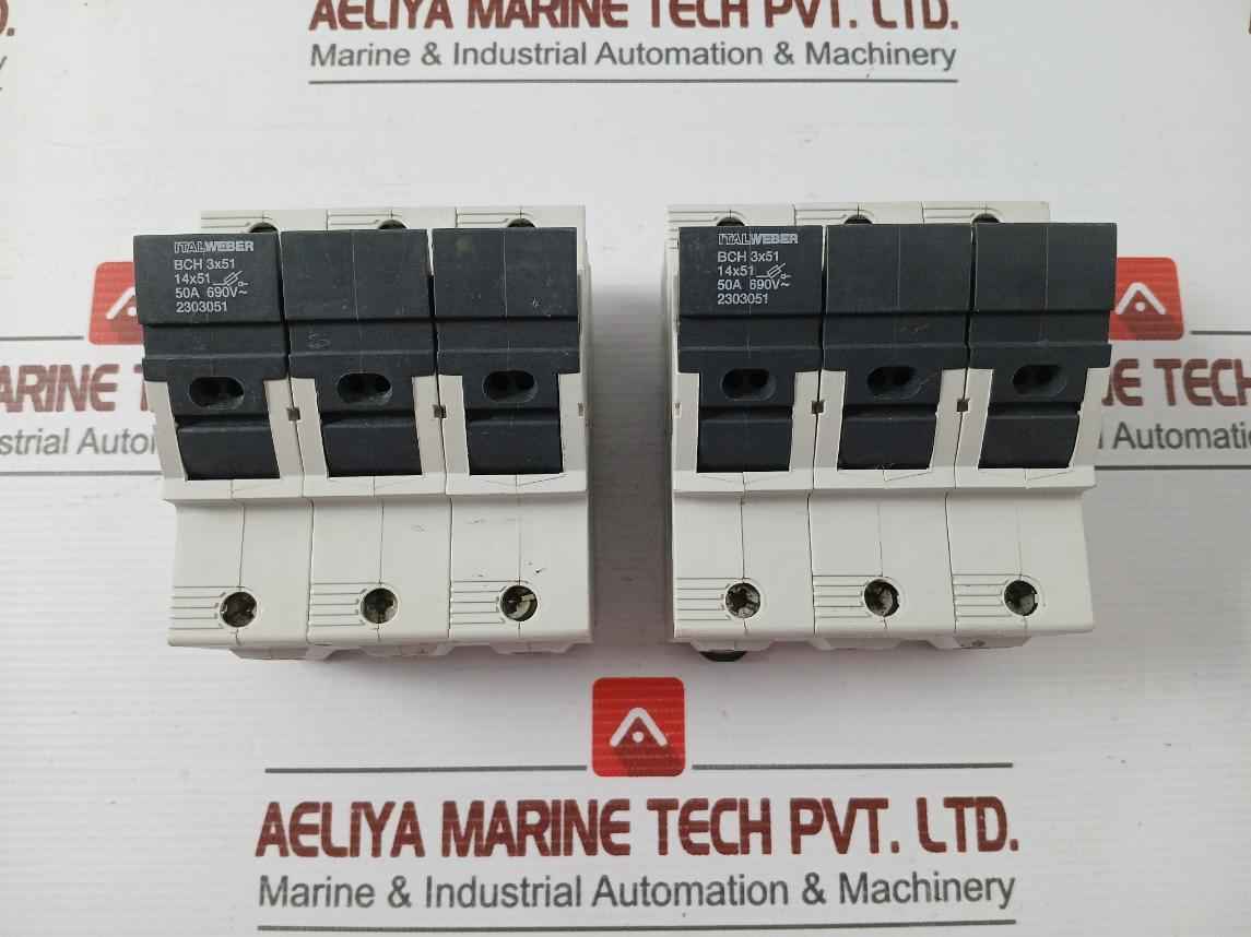Italweber Bch 3X51 Fuse Holder 50A 690V