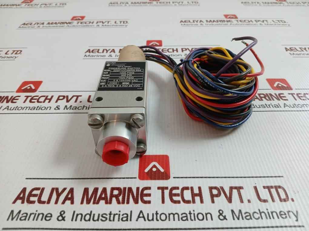 Itt 125/250V Ac Pressure Switch 225P1Cc3Brw-834