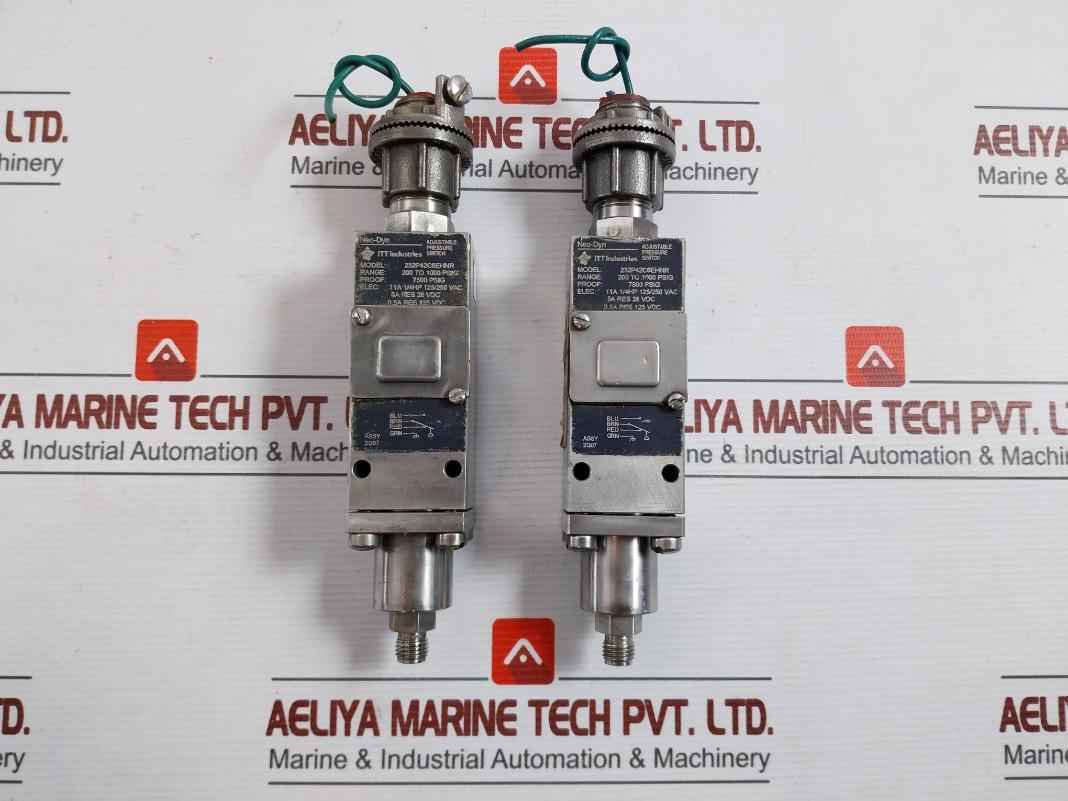 Itt 232P42C6Ehnr Adjustable Pressure Switch 200 To 1000 Psig