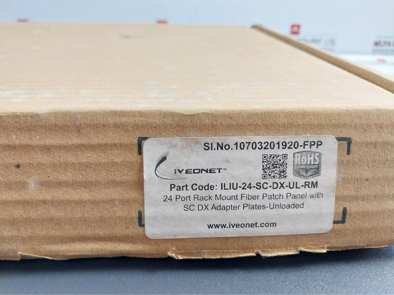 Iveonet Iliu-24-sc-dx-ul-rm 24-port Rack Mount Fiber Patch Panel