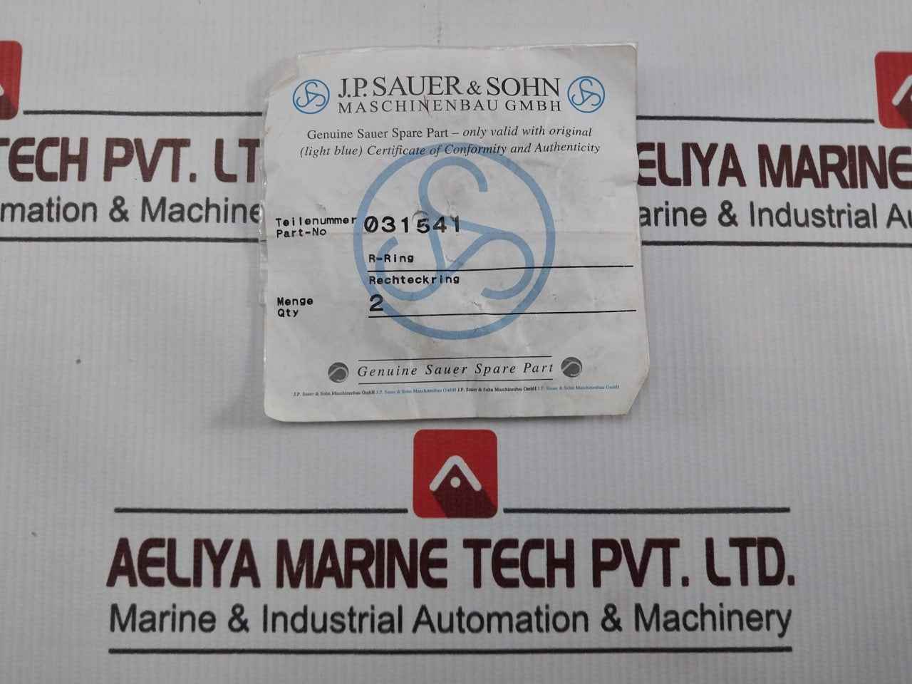 J.P. Sauer & Sohn 056235 Precision Sealing Ring Kit 031542