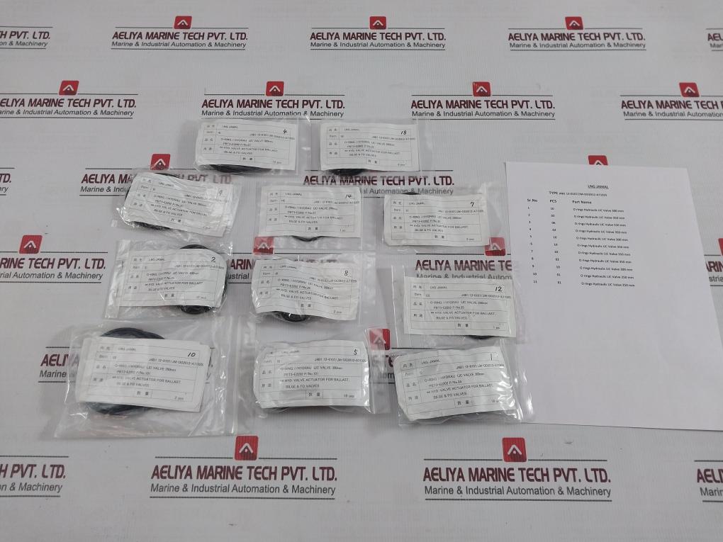 J4B1 12-0107/Jm-dd2012-a7102S O-ring Kit
