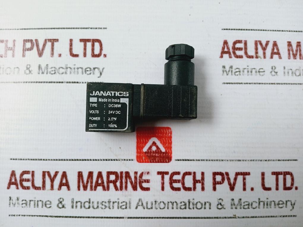 Janatics Dc36W Solenoid Valve Coil, 24V Dc 2.5W, Duty 100%