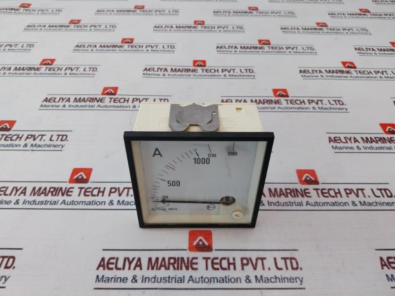 Janssen 1000/1a Ampere Meter 0 – 1000/2000a