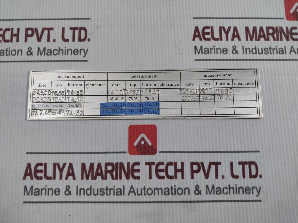 Japan Marine Technologies 2157 Wear Down Gauge