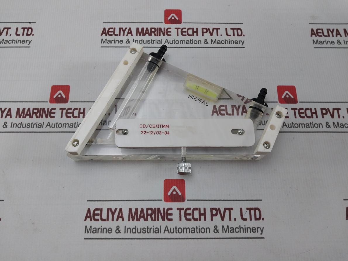 Japsin Spg.-81 Glass Industrial Inclined Manometer 72-12/03-04