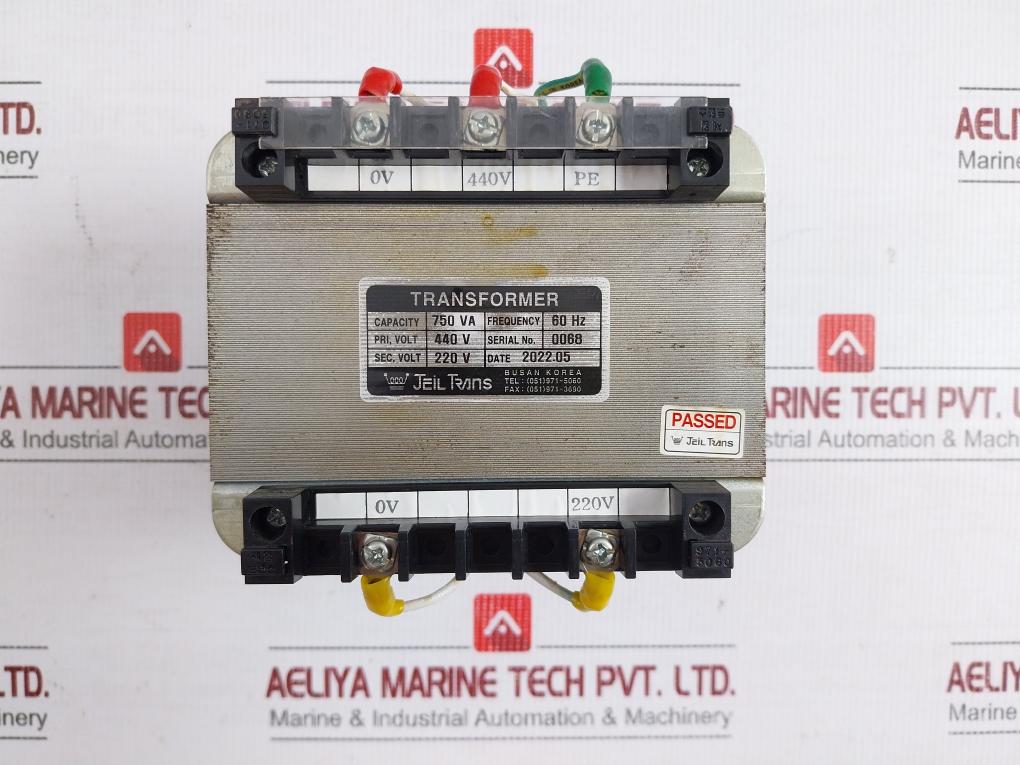 Jeil Trans 440V 60Hz Single-phase Control Transformer 750 Va