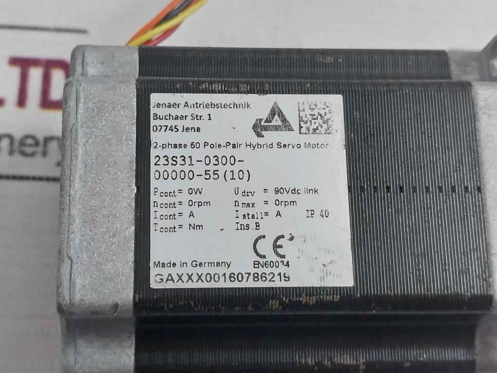 Jenaer Antriebstechnik 23S31-0300-00000-55 (10) Stepping Motor 90 Vdc