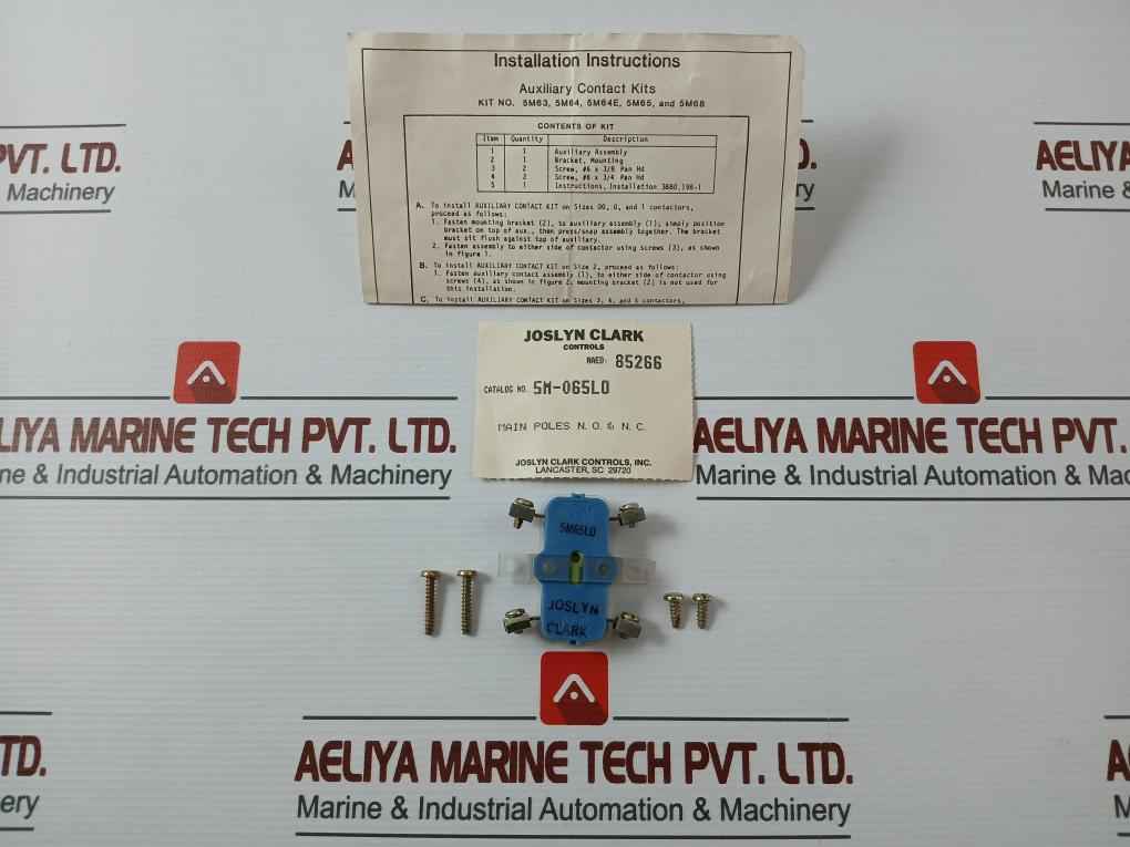 Joslyn Clark 5M65L0 Auxiliary Contact