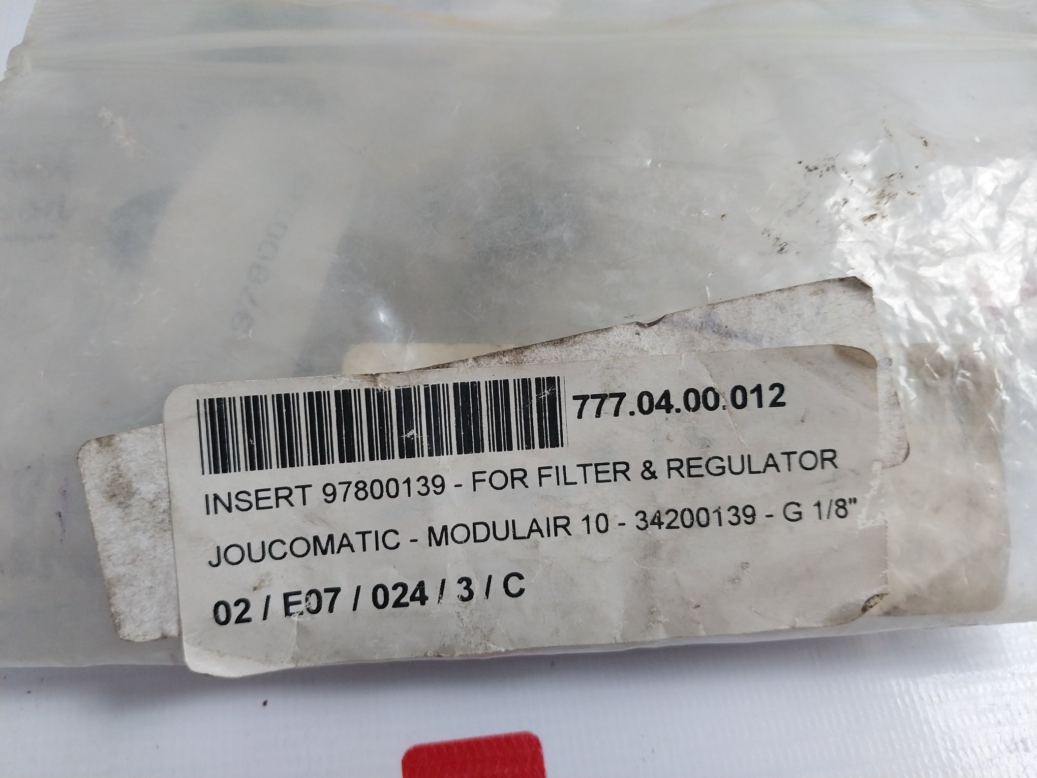 Joucomatic 97800139 For Filter & Regulator Modulair 10 34200139 G 1/8”