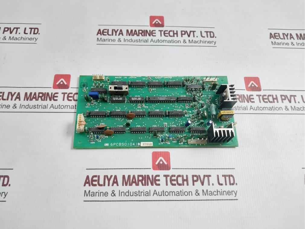 Jrc Cdj-343B Printed Circuit Board 6Pcbs0I04Ib