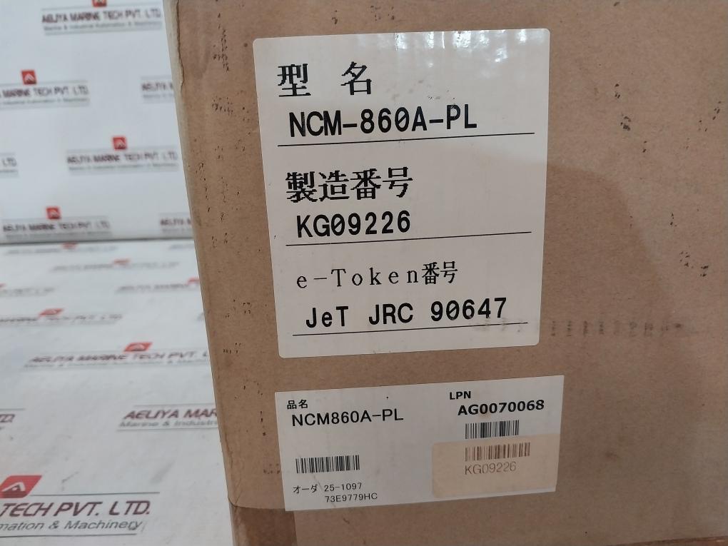 Jrc Ncm-860 Main Control Unit Ncm-860A-pl, A25400096