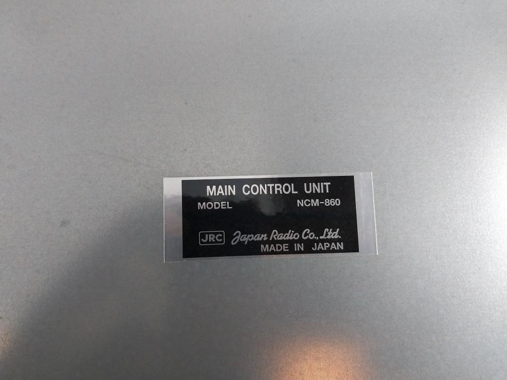 Jrc Ncm-860 Main Control Unit Ncm-860A-pl, A25400096
