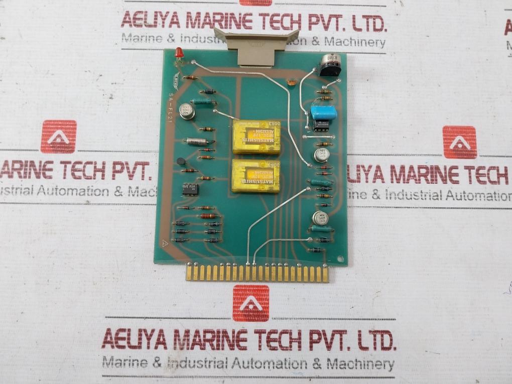 Jrcs Sa-fl21 Annunciator Printed Circuit Board 110 Gm
