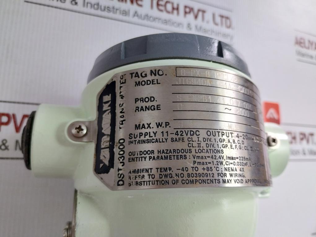 Jtg940A-1E1A2-cxxx1-t1-G4-Pressure-Transmitter-11-42-Vdc-Yamatake-Honeywell-209371-12