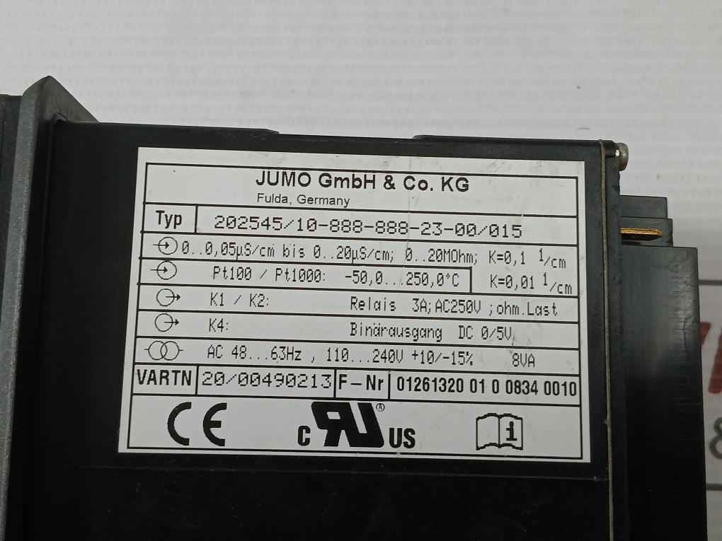 Jumo Dtrans Rw 01 Microprocessor Transmitter Controller