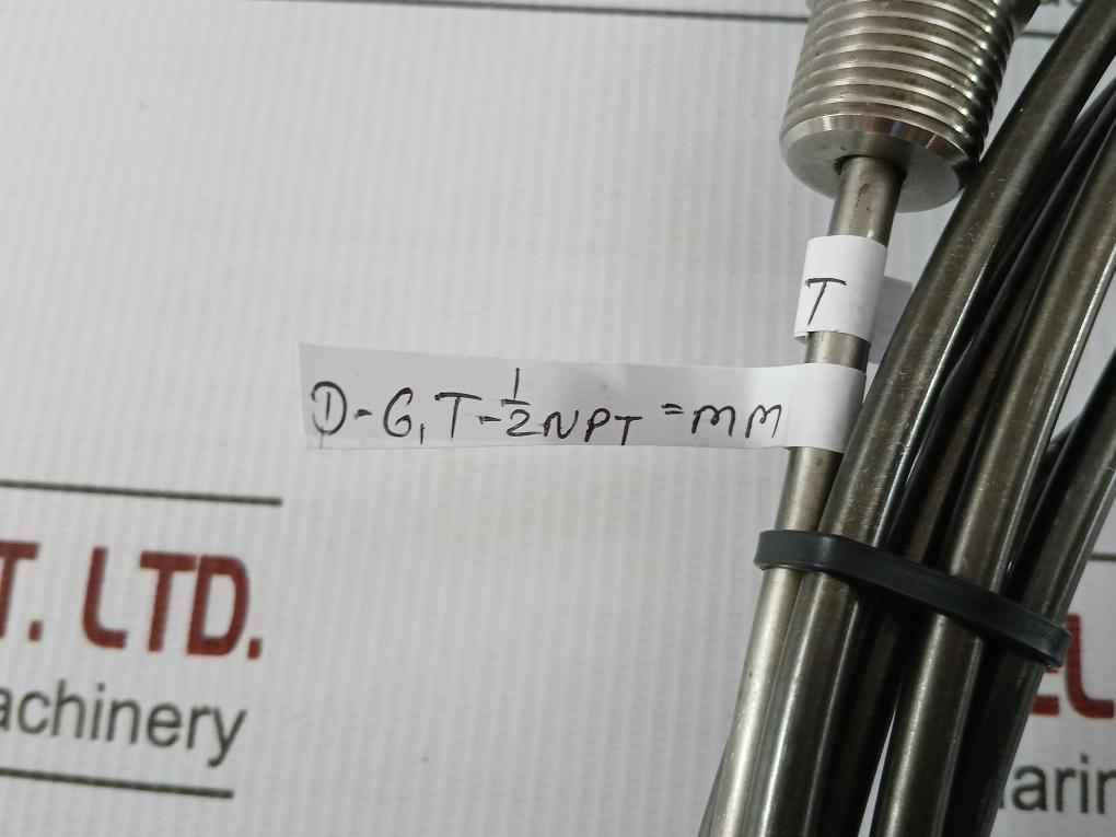 Jumo Length 8 Meter D-6, T-1/2Npt Temperature Sensor Cable 2Xpt100 3L