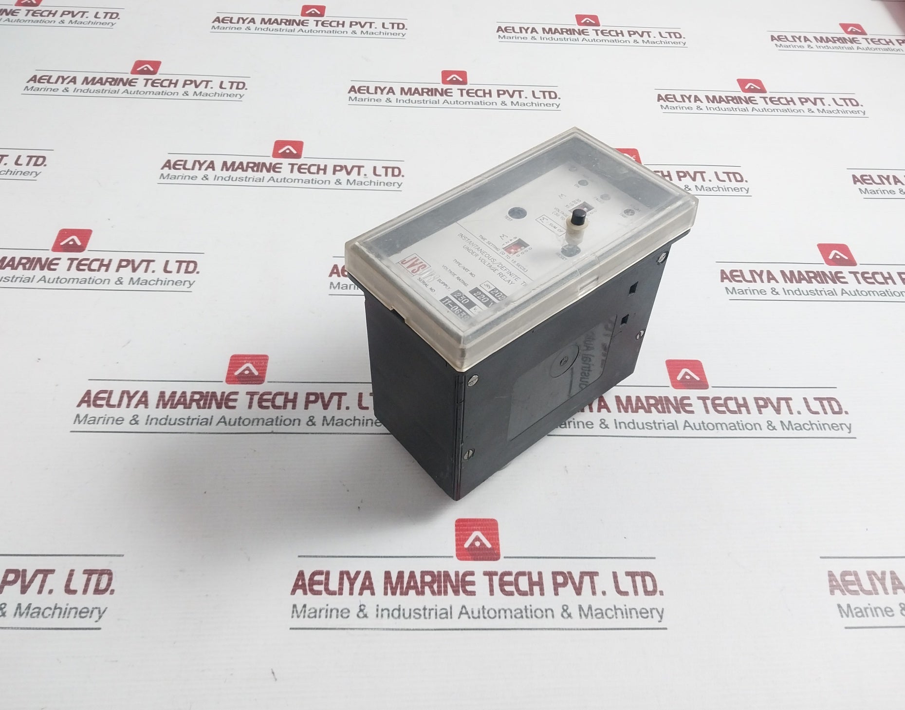 Jvs Jrv 202--3 Under Voltage Relay 220Vdc 0-15 Secs