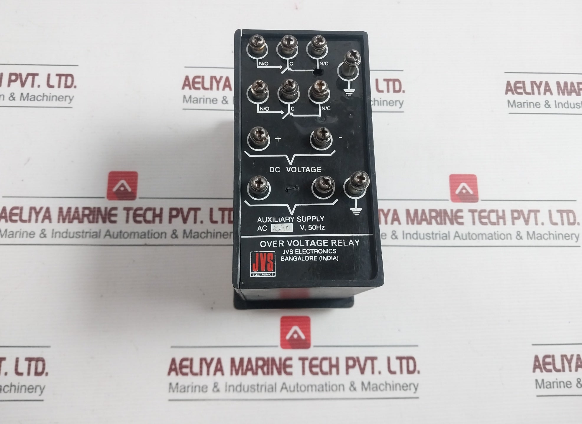 Jvs Jrv 212--4 Over Voltage Relay 48Vdc 0-15 Secs