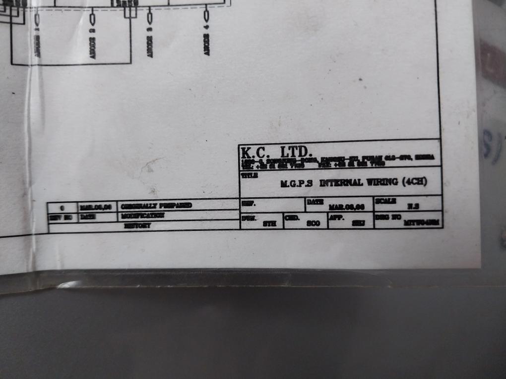 K.C. KCAF 3040RE Control Panel For Anti-fouling System (MGPS)