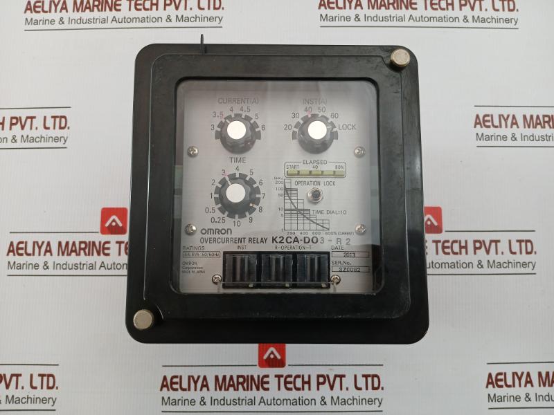 K2Ca-do3-r2 Overcurrent Relay Omron 3-6A 5A 50/60Hz