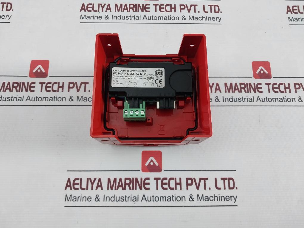 Kac Wcp1A-r470Sf-k013-01 Weatherproof Manual Call Point Type A