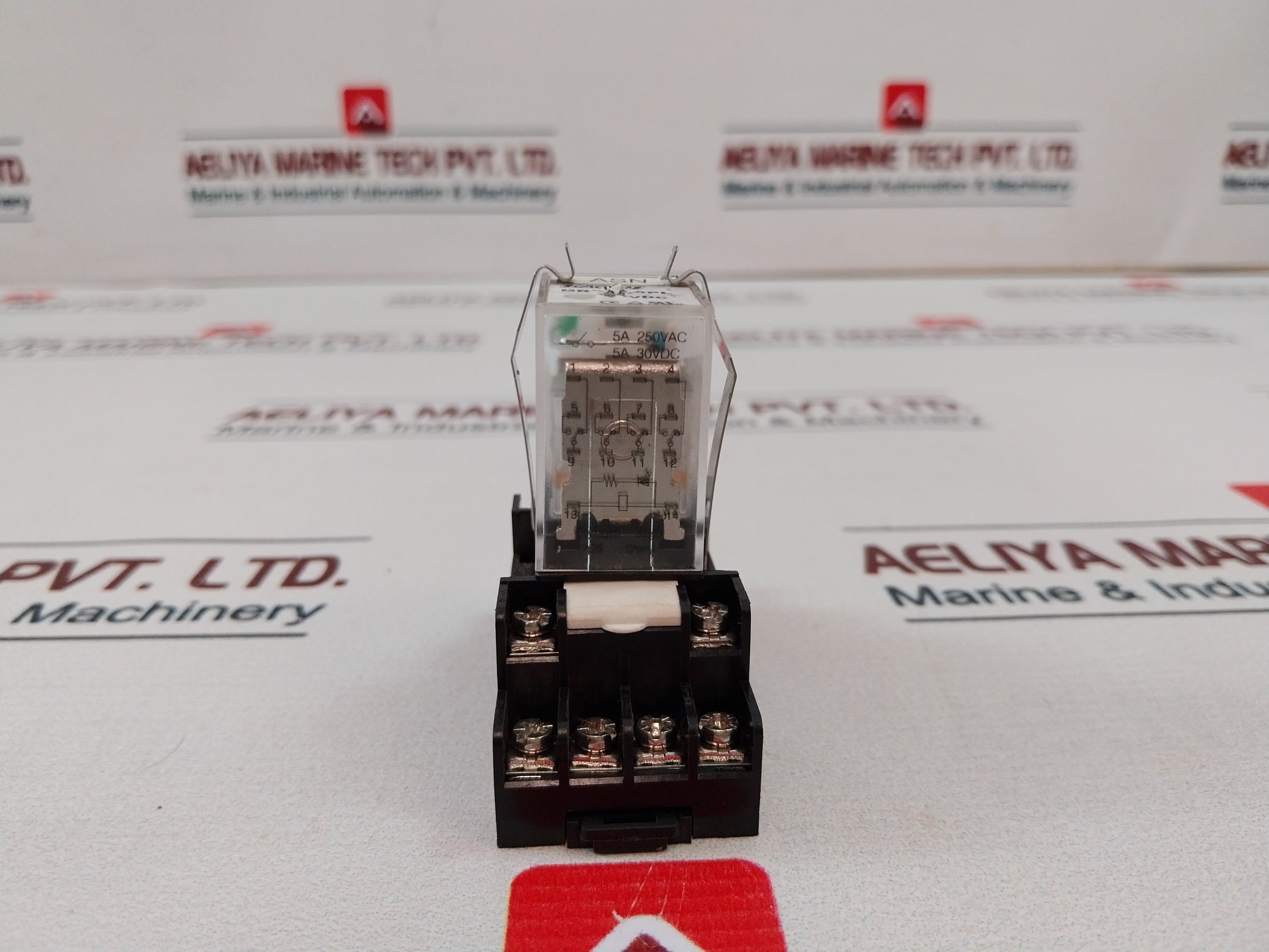 Kacon Hr705-4Pl Relay With Base 24 Vdc