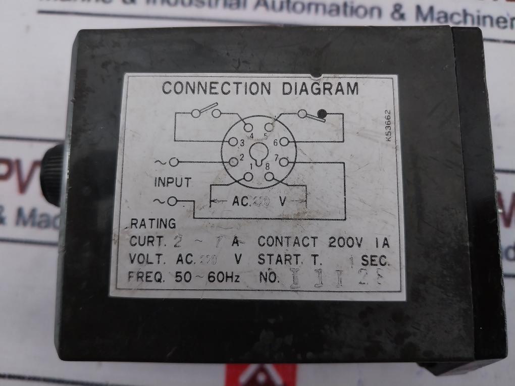 Kasuga Ras-70 Current Relay K53662