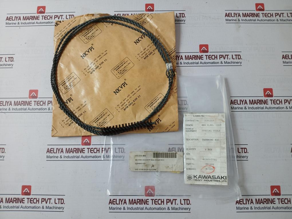 Kawasaki Tt-102 Cleaning Rod For Mn Cond Vacuum Pp Seal Cooler