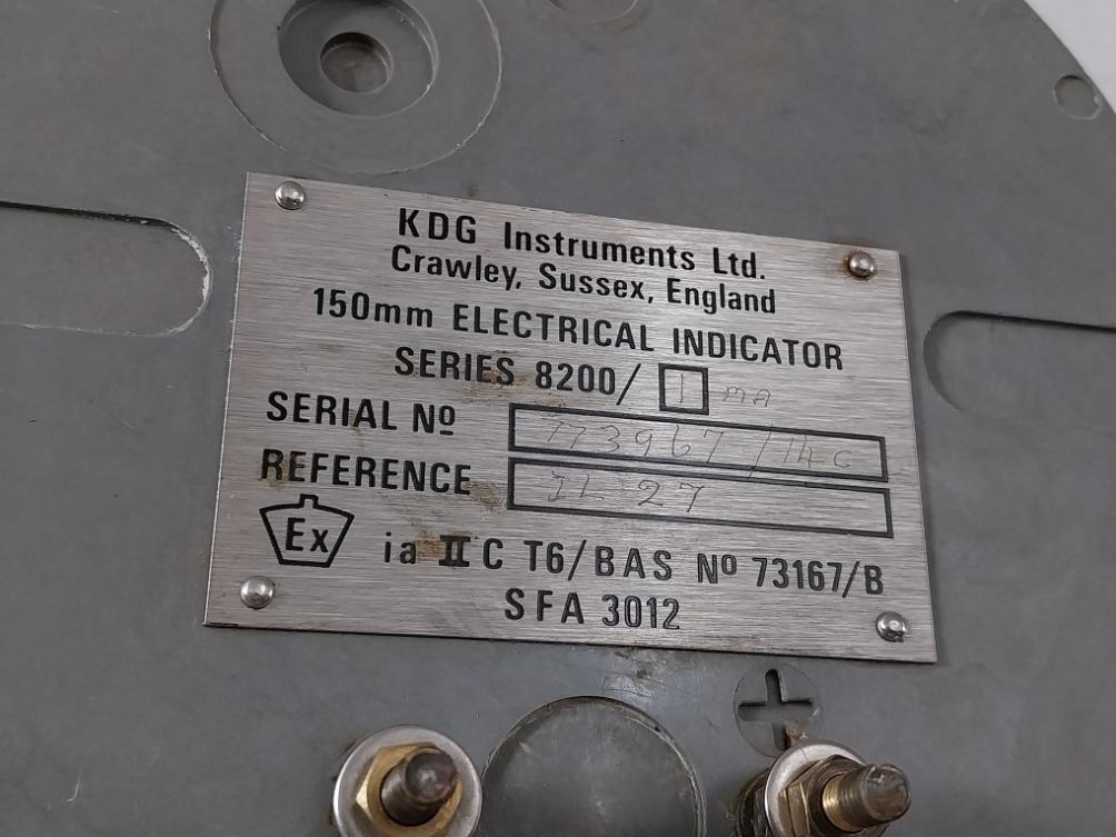 Kdg 150Mm Electrical Indicator Series 8200/1Ma 0 To 83.6 Tonnes