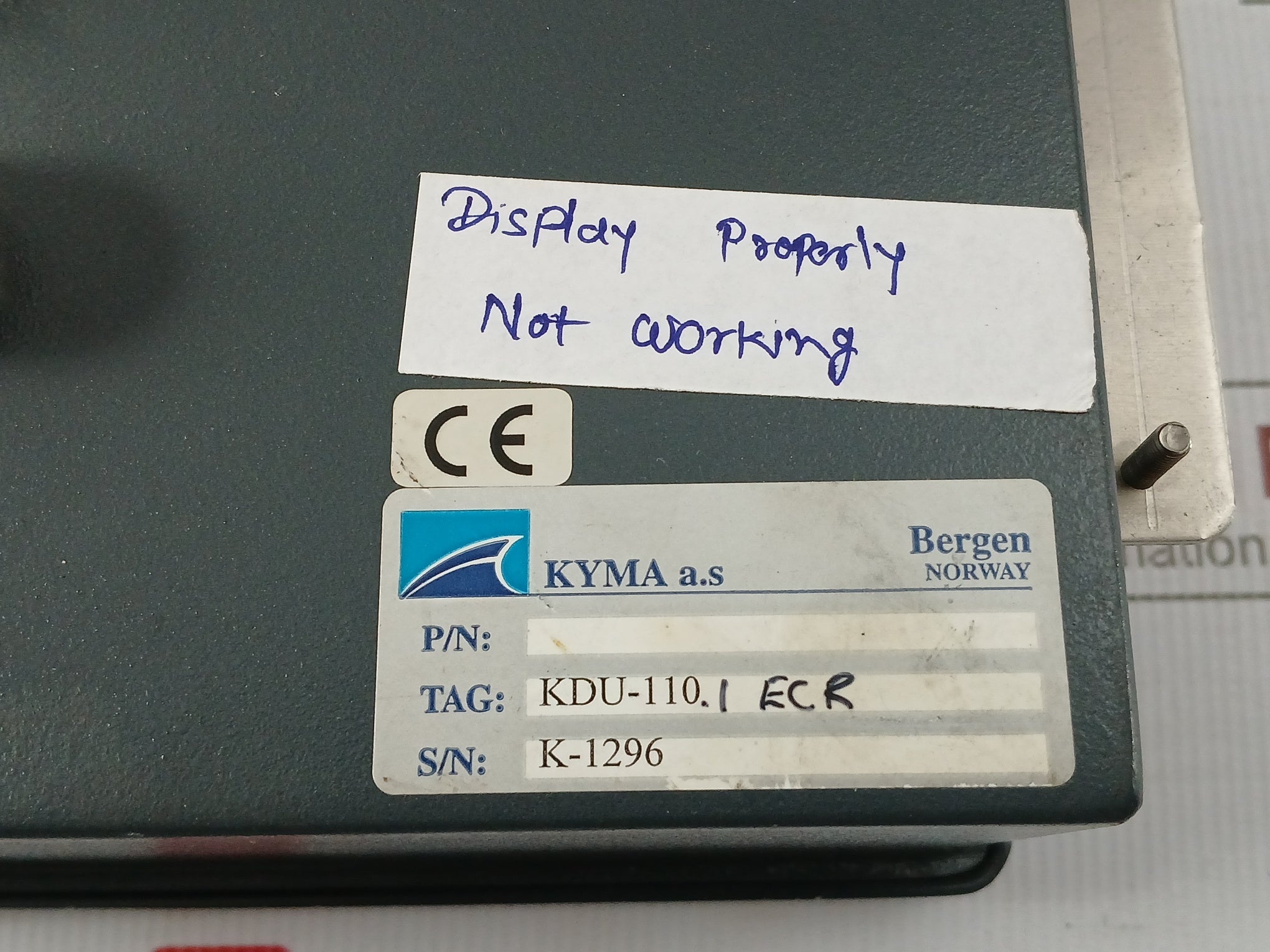 Kdu-110 Performance Monitoring Display Unit Kyma