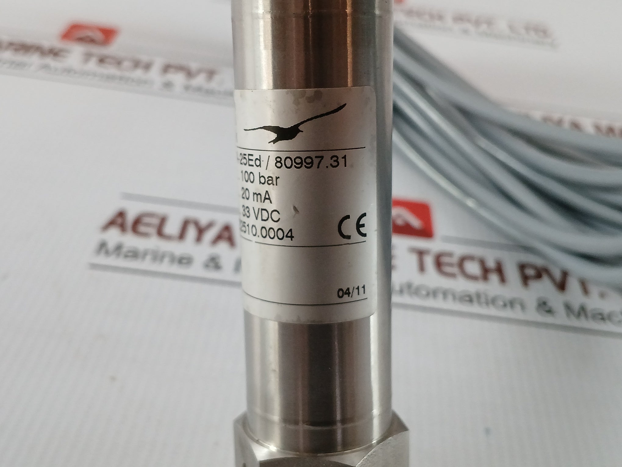 Keller Pressure Transmitter 0-100Bar 4-20Ma 14.5M Part No Pa-25Ed/80997.31